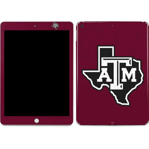 Texas A&M University Black Logo Apple iPad Skin