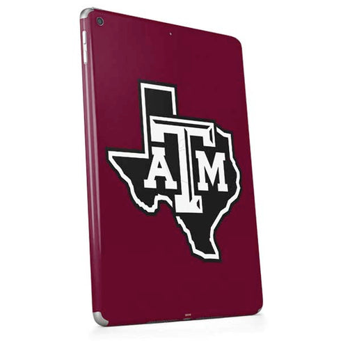 Texas A&M University Black Logo Apple iPad Skin