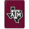 Texas A&M University Black Logo Apple iPad Pro Skin