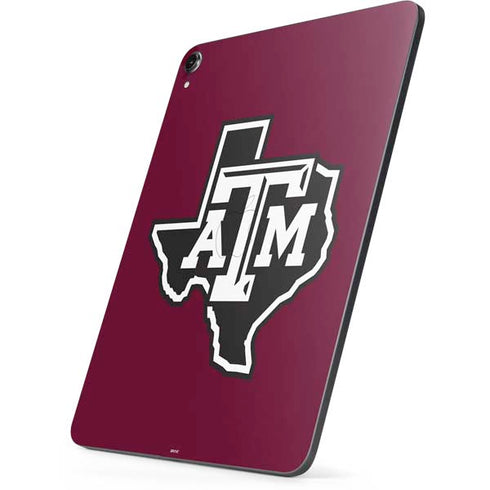 Texas A&M University Black Logo Apple iPad Pro Skin