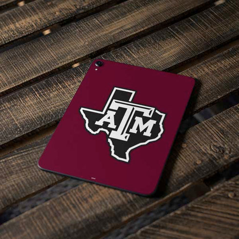 Texas A&M University Black Logo Apple iPad Pro Skin