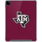 Texas A&M University Black Logo iPad Pro 12.9in (2020) Clear Case