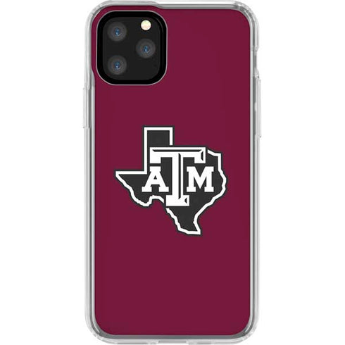 Texas A&M University Black Logo iPhone 11 Pro Clear Case