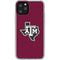 Texas A&M University Black Logo iPhone 11 Pro Clear Case