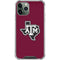 Texas A&M University Black Logo iPhone 11 Pro Max Clear Case