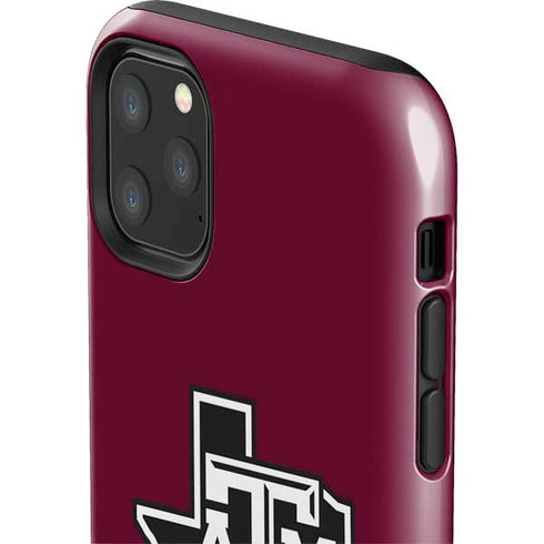 Texas A&M University Black Logo iPhone 11 Pro Max Impact Case