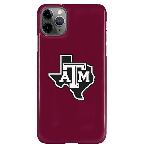 Texas A&M University Black Logo iPhone 11 Pro Max Lite Case