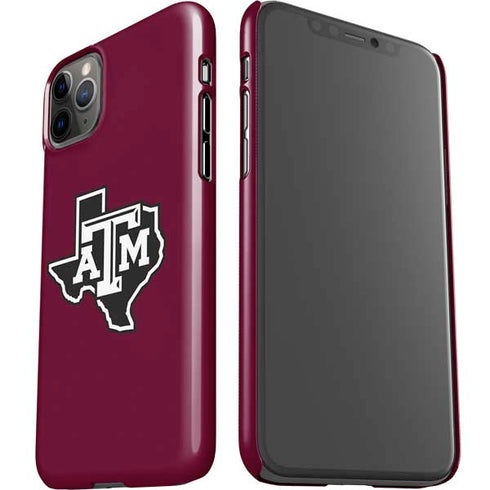 Texas A&M University Black Logo iPhone 11 Pro Max Lite Case