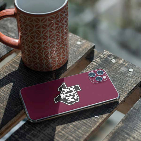 Texas A&M University Black Logo iPhone 11 Pro Max Skin