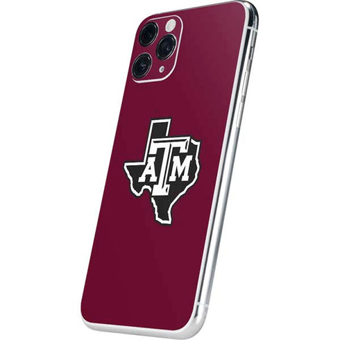 Texas A&M University Black Logo iPhone 11 Pro Skin