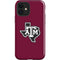 Texas A&M University Black Logo iPhone 12 Impact Case