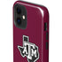 Texas A&M University Black Logo iPhone 12 Impact Case