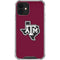 Texas A&M University Black Logo iPhone 12 Mini Clear Case