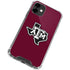 Texas A&M University Black Logo iPhone 12 Mini Clear Case
