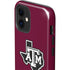 Texas A&M University Black Logo iPhone 12 Mini Impact Case
