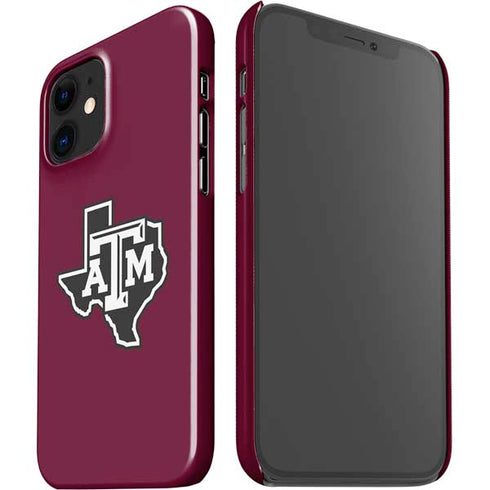 Texas A&M University Black Logo iPhone 12 Mini Lite Case