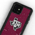 Texas A&M University Black Logo iPhone 12 Mini Waterproof Case