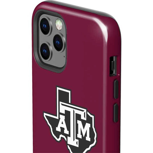 Texas A&M University Black Logo iPhone 12 Pro Impact Case