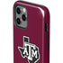Texas A&M University Black Logo iPhone 12 Pro Impact Case