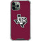 Texas A&M University Black Logo iPhone 12 Pro Max Clear Case