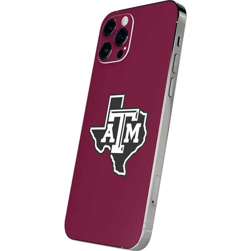 Texas A&M University Black Logo iPhone 12 Pro Max Skin
