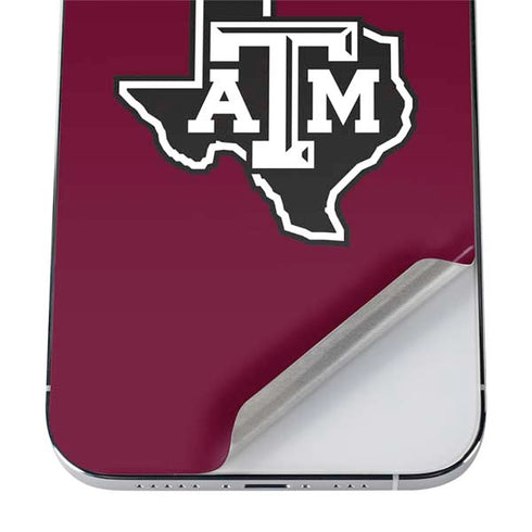 Texas A&M University Black Logo iPhone 12 Pro Max Skin
