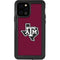 Texas A&M University Black Logo iPhone 12 Pro Waterproof Case