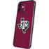 Texas A&M University Black Logo iPhone 12 Skin