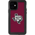 Texas A&M University Black Logo iPhone 12 Waterproof Case