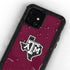 Texas A&M University Black Logo iPhone 12 Waterproof Case