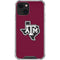 Texas A&M University Black Logo iPhone 13 Clear Case