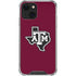 Texas A&M University Black Logo iPhone 13 Clear Case