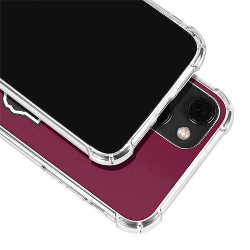 Texas A&M University Black Logo iPhone 13 Clear Case