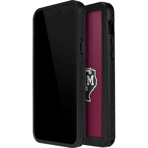 Texas A&M University Black Logo iPhone 13 Mini Waterproof Case
