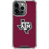 Texas A&M University Black Logo iPhone 13 Pro Clear Case