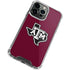 Texas A&M University Black Logo iPhone 13 Pro Clear Case