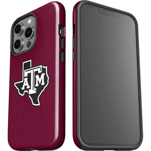 Texas A&M University Black Logo iPhone 13 Pro Impact Case