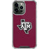 Texas A&M University Black Logo iPhone 13 Pro Max Clear Case