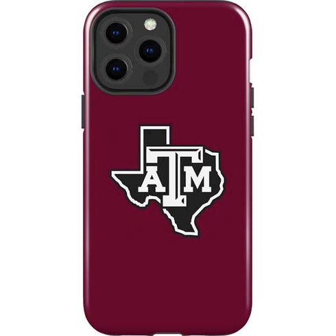 Texas A&M University Black Logo iPhone 13 Pro Max Impact Case