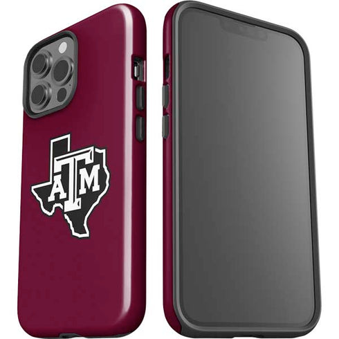 Texas A&M University Black Logo iPhone 13 Pro Max Impact Case
