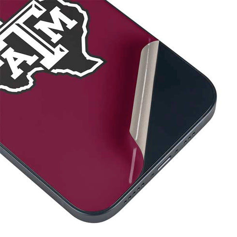 Texas A&M University Black Logo iPhone 13 Skin