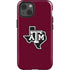 Texas A&M University Black Logo iPhone 14 Impact Case