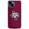 Texas A&M University Black Logo iPhone 14 Plus Clear Case