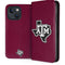 Texas A&M University Black Logo iPhone 14 Plus Folio Case