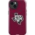 Texas A&M University Black Logo iPhone 14 Plus Impact Case