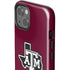 Texas A&M University Black Logo iPhone 14 Plus Impact Case