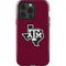 Texas A&M University Black Logo iPhone 14 Pro Impact Case