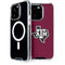 Texas A&M University Black Logo iPhone 14 Pro MagSafe Case