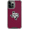 Texas A&M University Black Logo iPhone 14 Pro Max Clear Case