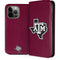 Texas A&M University Black Logo iPhone 14 Pro Max Folio Case